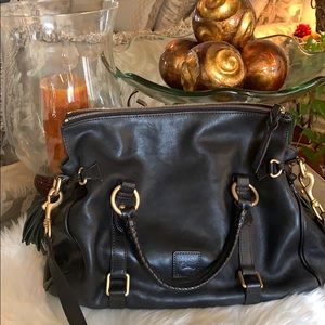 Dooney and Burke Black leather bag